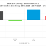 Gewinn- / Verlust Brief Erststimmen